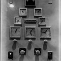 Woodward governor control panel for the Hoover Dam hydro turbines